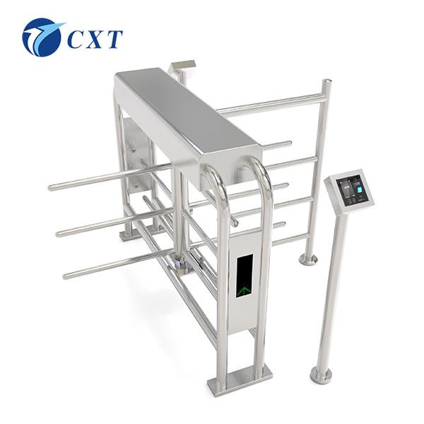 Automatic Full Height Turnstile with Brushless Motor and Corrosion Resistant 304 Stainless Steel for High Security Access Control