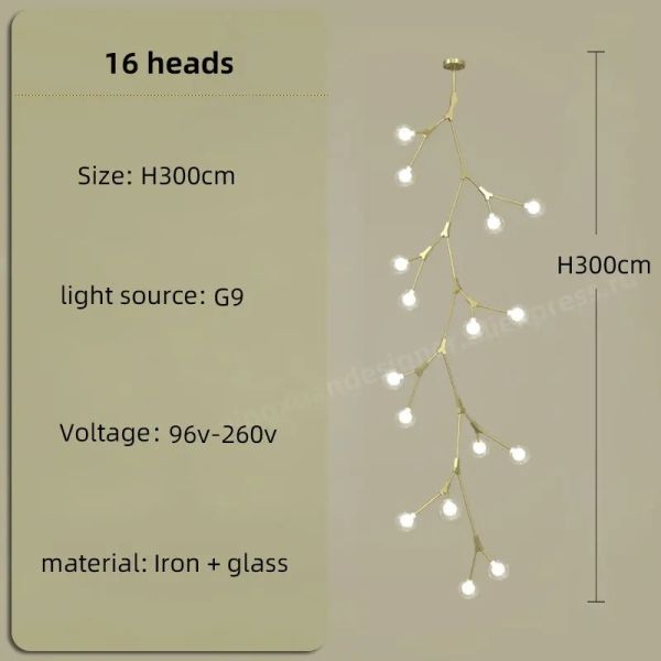 Staircase Hanging Lamps Attic Staircase Lighting Glass Pendant Light (WH-NC-150)