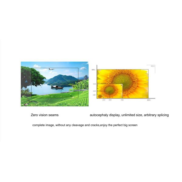 High Grayscale UHD Full Color Led Display P1.56mm With 400x300mm Light Cabinet