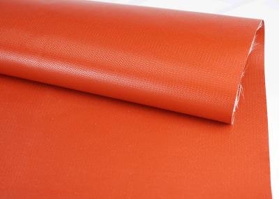 Composite Silicone Coated Fiberglass Fabric 1.25-1.3mm Thickness cloth