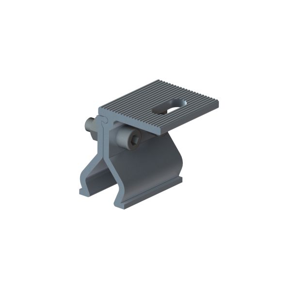 Architectural Framed Metal Roof Solar Mounting System Aluminum Attachments