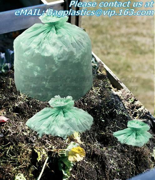 Compostable Trash Bags biodegradable custom logo printed, Carrier Punch Hole Handle Shopping Plastic Die Cut Bag