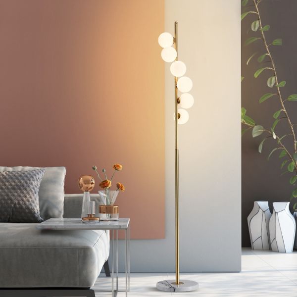 Modern LED living room standing luminaires Nordic lights bedside floor lamps for living room(WH-MFL-33)
