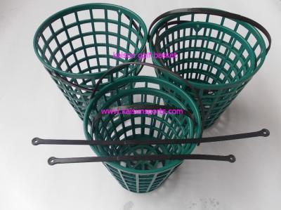 golf basket , plastic golf basket , green plastic golf basket