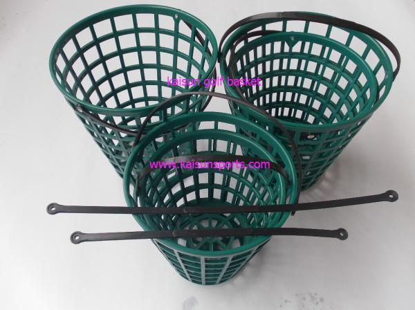 golf basket , plastic golf basket , green plastic golf basket