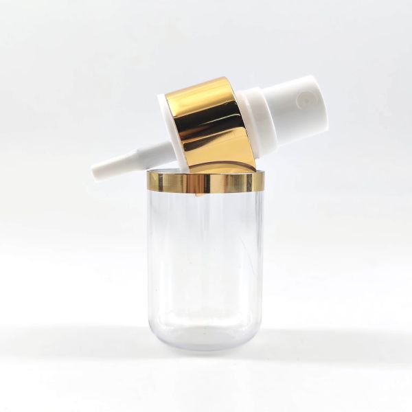 24mm 24/410 Perfume Spray Atomiser Perfume Bottle Nozzle Golden Aluminium Collar