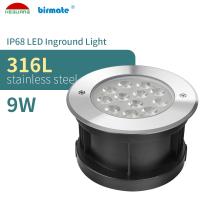 la piscine d'ERP Inground de 24V IP68 SS316L a mené les lumières 9W avec le câble de VDE