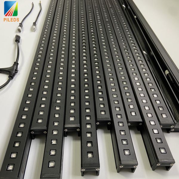 yishuguang BIS LED mi pixel Bar Light LED Pixel Stage Lighting Bar 12v LED Light SPI dmx Pixel mi Bar 16pixels/m Leur résolution est de 12 V