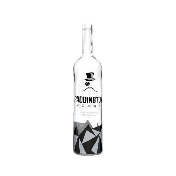 Empty Transparent 700ml Cork Top Clear Vodka Glass Bottle for Liquor
