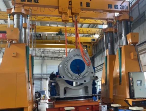 Power Generation Plant Workshops Hydraulic Gantry Crane Wide Track