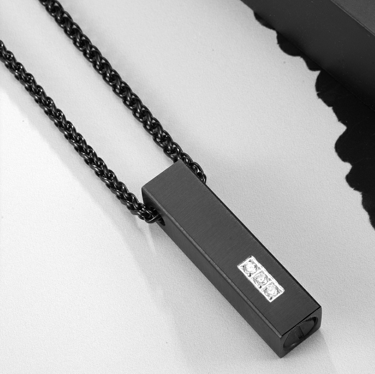 Moda Joyería Encanto Collar Diseño Cruce de acero inoxidable Collar de cadena de collar para hombres mujeres 22-24 pulgadas