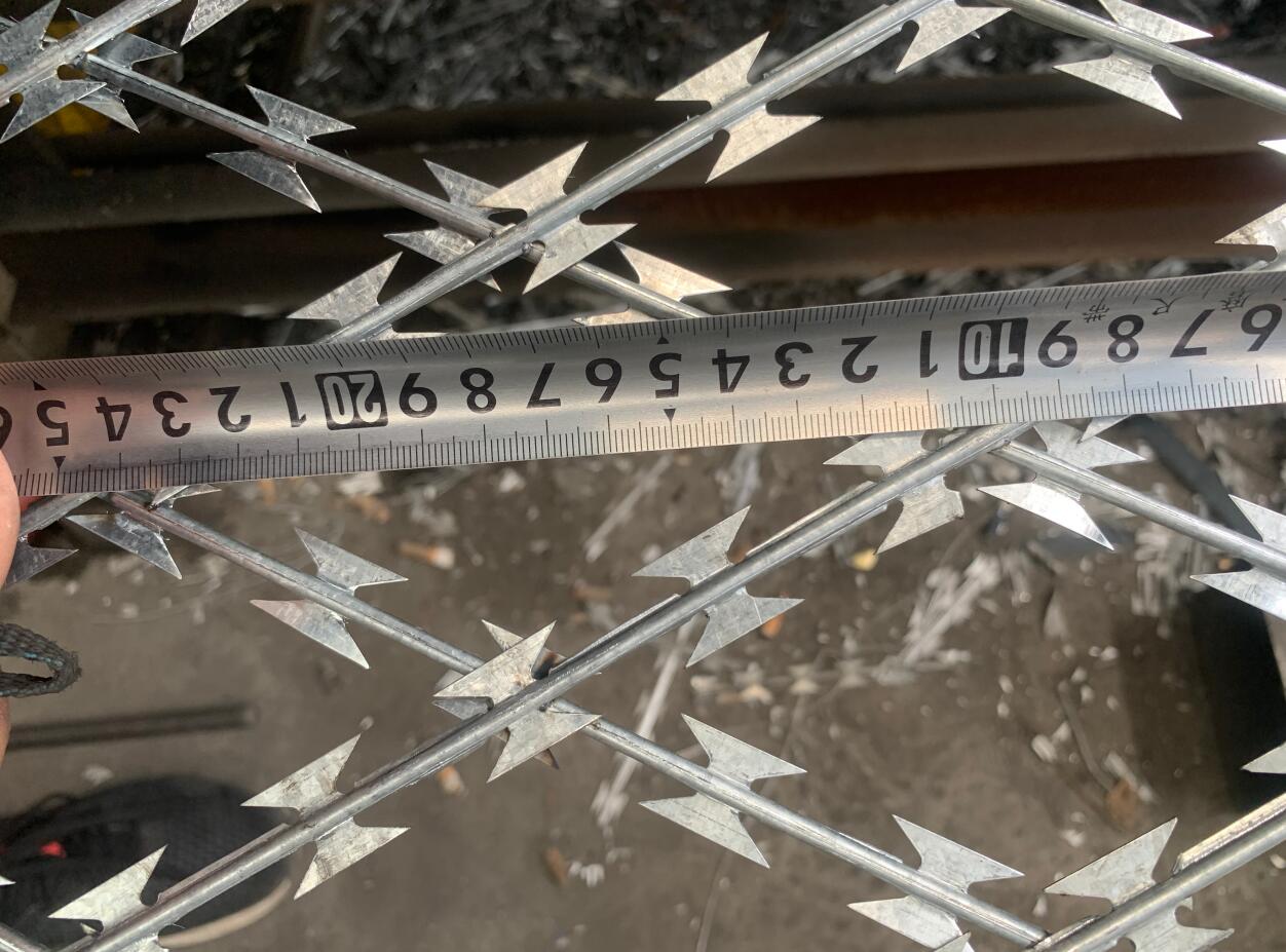 Сваренная Бто-22 ячеистая сеть бритвы использована в аэропортах и военных базах