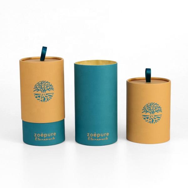 Encarregado do envio da correspondência corrugado cartão da caixa de Eco 1200g Kraft que empacota com tubo