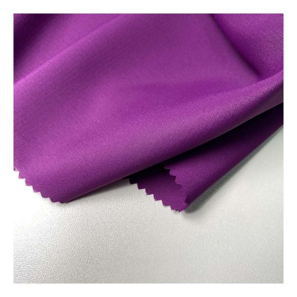 ocean recycle 240T pongee 2MM ripstop Polyester fabric for dress jacket