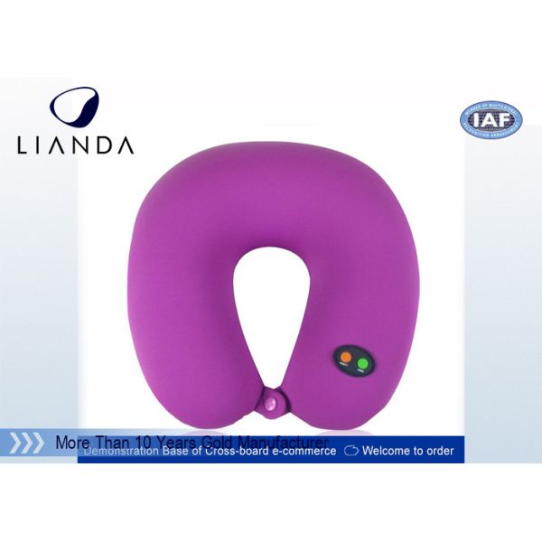 Bamboo Memory Foam Travel Pillow With Neck Support , Memory Foam Cervical Pillow