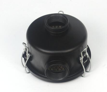 1.25 Inch Seamless Drawn Air Compressor Filter With Stainless Steel Torsion Clips