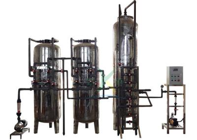 Sistema running estável 6000Lph do tratamento da água da troca iônica com tanque de aço inoxidável
