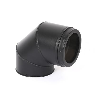T que cabe o material de aço inoxidável padrão preto dos componentes de tubulação EN1856-1 da chaminé