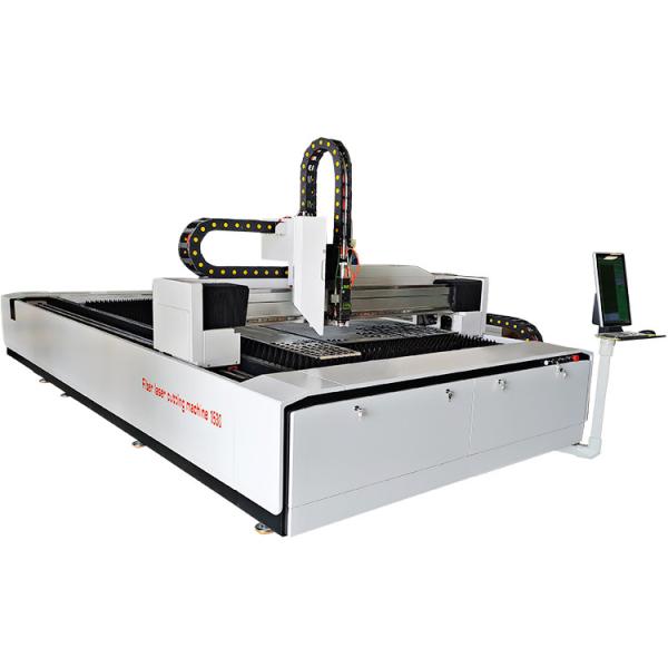 1500*3000mm Fiber Laser Metal Cutting Machine , 1530 High Speed Laser Cutter
