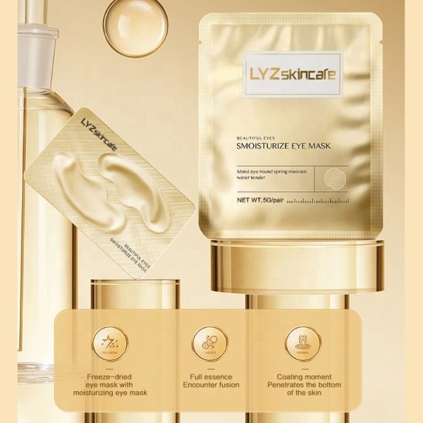 Moisturizing Collagen Eye Mask Fresh Serum Hyaluronic Acid Improves Skin Barrier Lightens Dark Circles-Customized Private Label