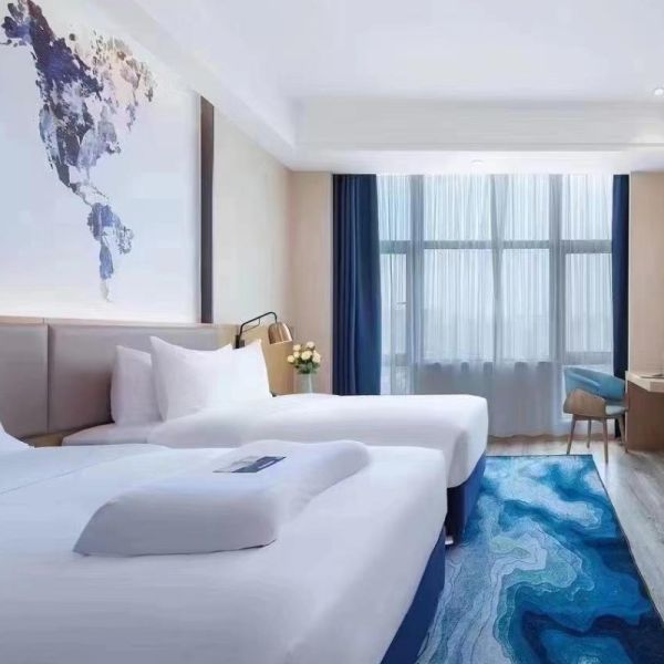 7 mm Pile Height Printed Rugs in Vibrant Colors and Designs for Living Room or Hotel
