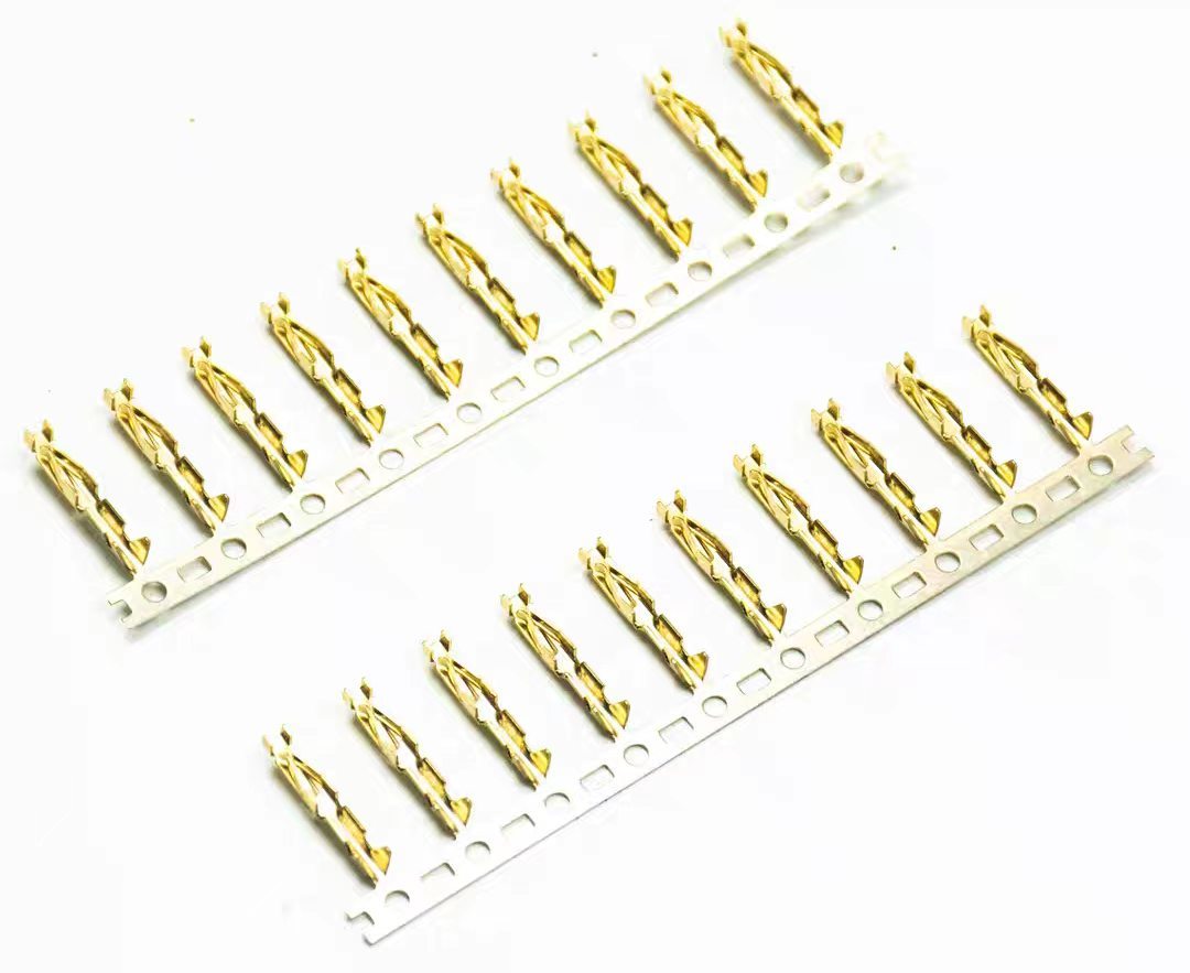 IDC/MIL single bump horn plug FC-2.54mm pitch gold-plated terminal dual-row plastic shell connector