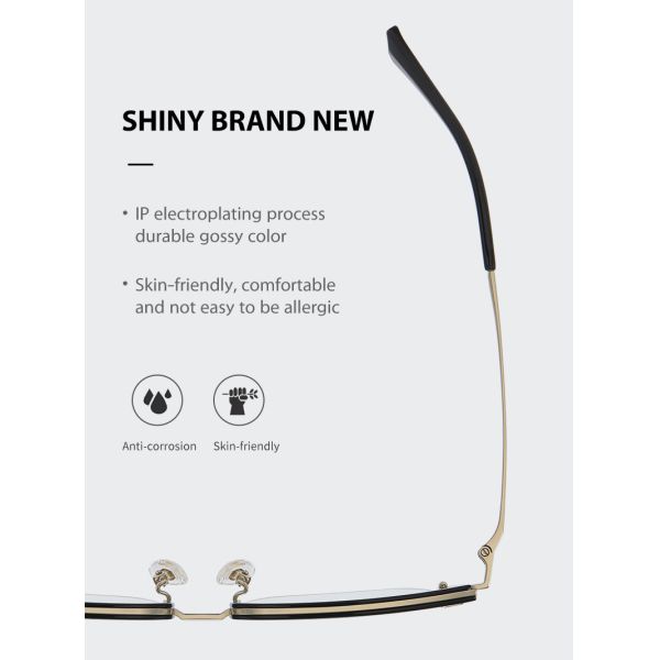 Свет стекол комбинации рамки титана ОЭМ Унисекс анти- голубой для чтения