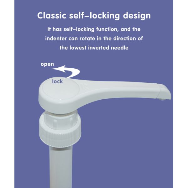 28-400 Closure Narrow Head Syrup Pump Dispenser 5ml 8ml 10ml dosage Food grade Plastic Sauce Pump