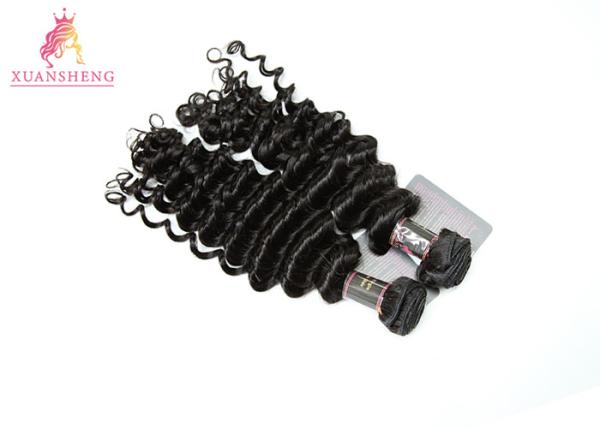 Soft And Tangle Free Brazilian Human Hair Natural Color ODM OEM