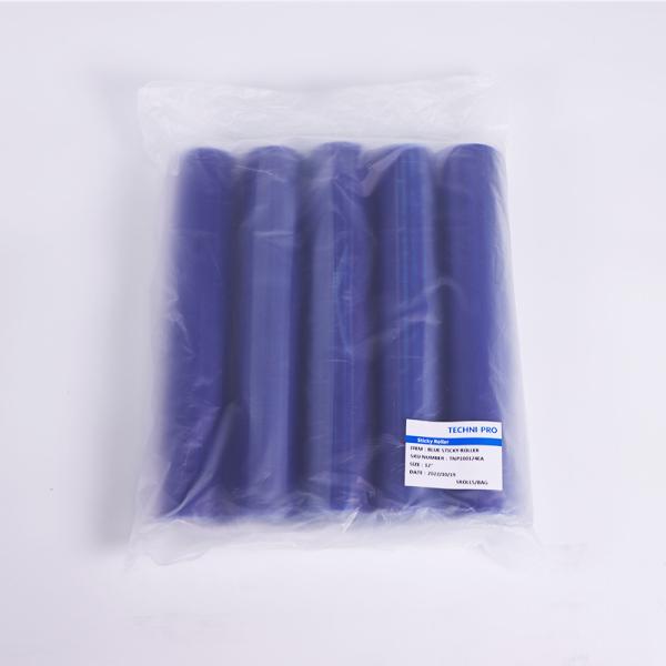 Peelable Disposable Industrial Lint Roller 8 Inch 200mm Blue Dust Free Cleanroom Sticky Mat