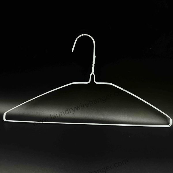 18inch Disposable Wire Suit Hanger For Dry Cleaner