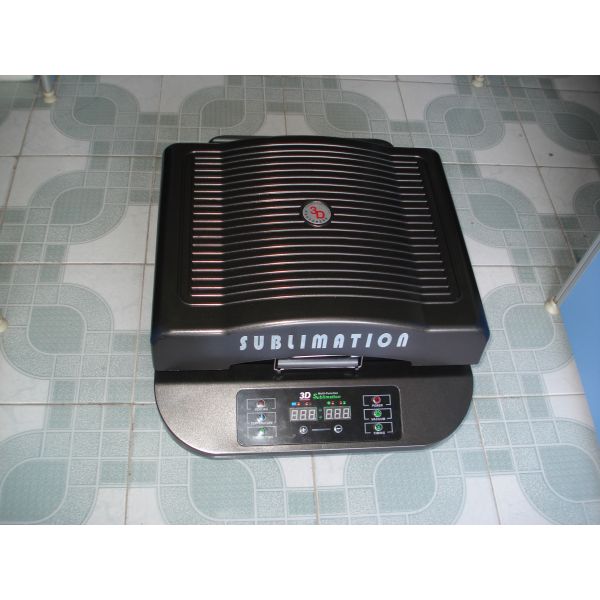 Black Mini 3D Phone Case Sublimation Machine Heat Press For Iphone 6 / 7