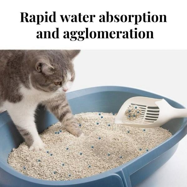 100% Eco-Friendly Tofu and Bentonite Mixed Cat Litter Odor Control and Easy Clean