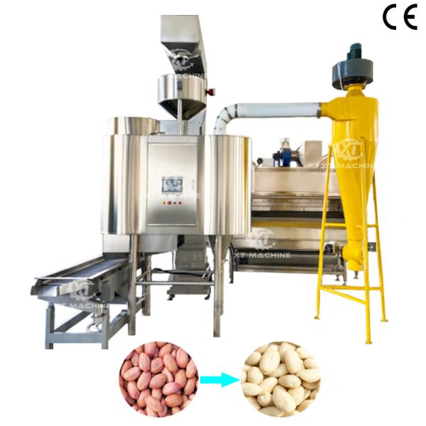 Máquina de Blanqueo de Cacahuetes 500kg/h Acero Inoxidable