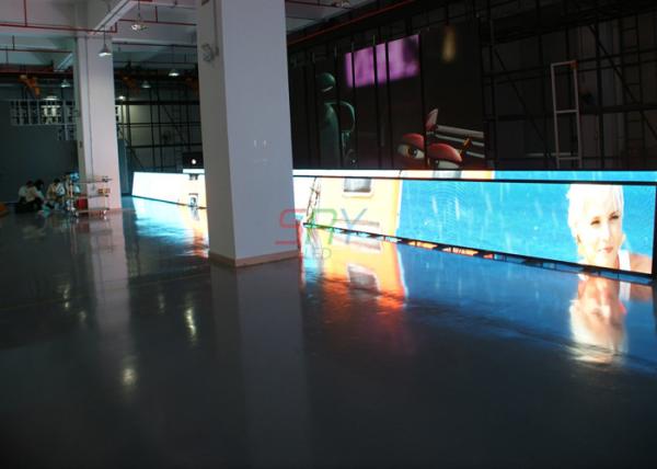 Portable Waterproof IP65 smd LED screen PH6.25mm 1m x 1m Cabinet