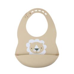 Costume do babador do silicone do bebê da cor de Pantone com impressão animal bonito da preguiça