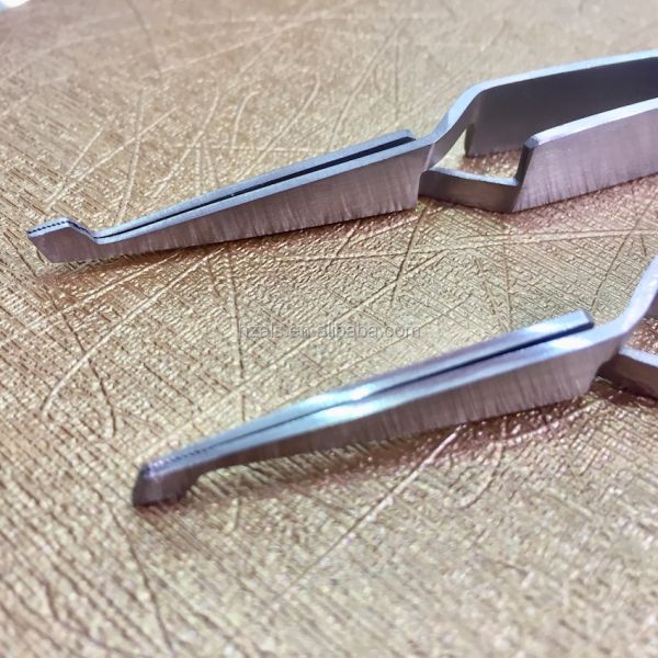 Easy Access Metal Orthodontic Buccal Tube Tweezer For Bracket Holders