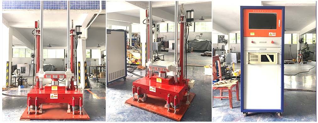 50kg Hydraulic Shock Testing System For ISTA Package Test  And Battery Pack Test