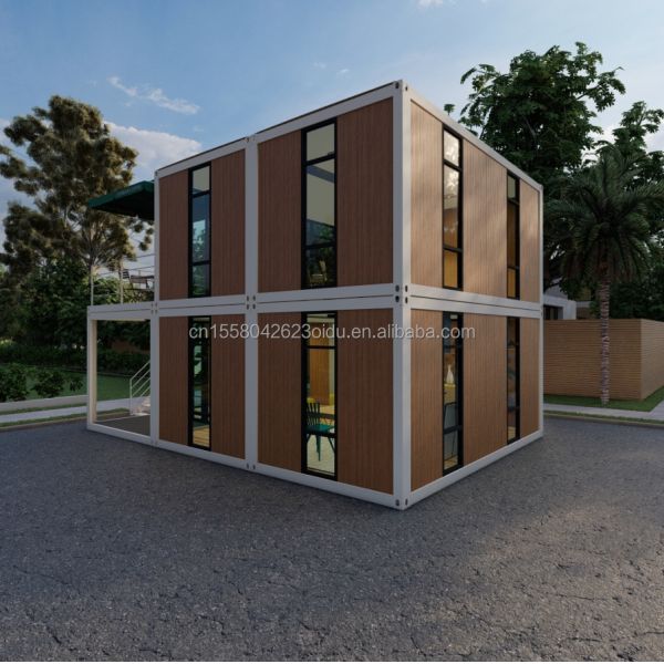 20ft/40ft Easy Move Prefabricated Flat Pack Container Wall 50/75/100mm Wave Sandwich Panel Portable Storage for Shop