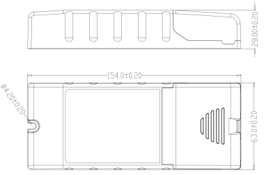 36W NFC programmable DALI DT8 LED driver constant current 500ma to 1100ma output