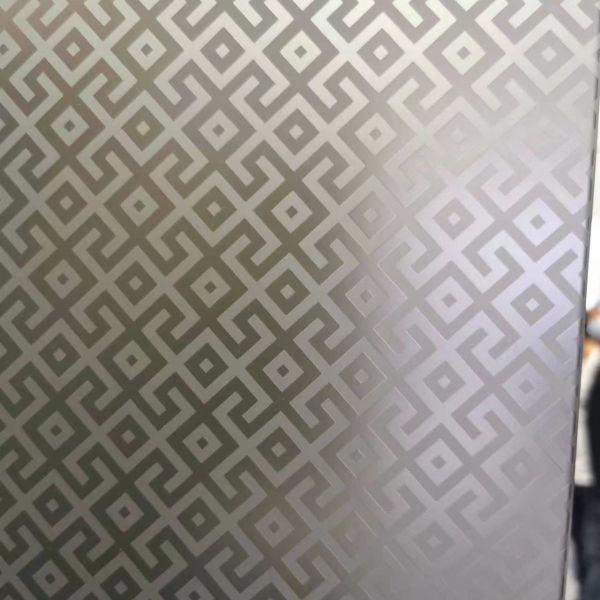 Frosted Obscure Acid Etched Laminated Glass Interior Exterior Decoration