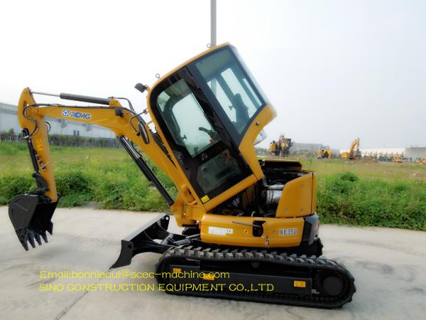 Economia de energia hidráulica do equipamento do trabalho de estrada da máquina escavadora da esteira rolante de XCMG XE35U