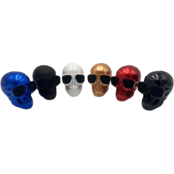 Ghost Head Skull Design Bluetooth Speakers Heavy Bass USB Private Model 500mAh Battery