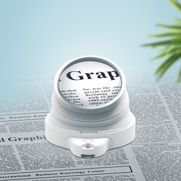 Transformable Multi-Angle Adjustable Original Foldable Magnifier with Dual Power Supply Soft Flexible Silicone Surface