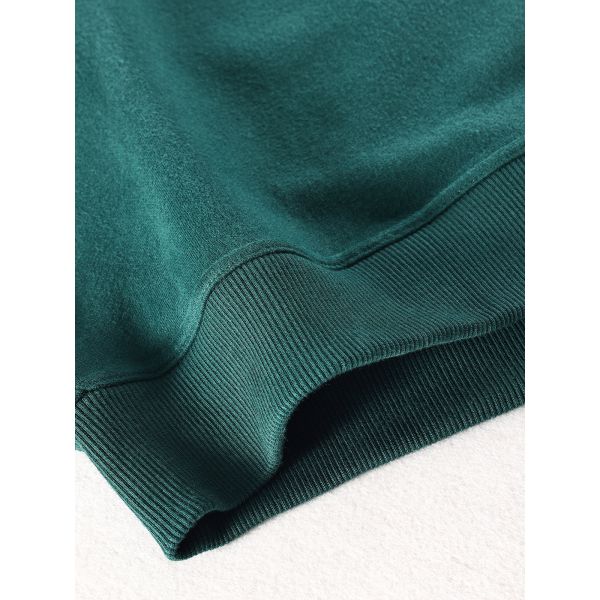 На заказ длинные рукава цветная одежда органическая вышивка мужской пуловер с круглым шеей