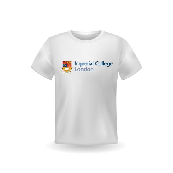 T-Shirt universitária O-Neck com logotipo personalizado e tecido respirável