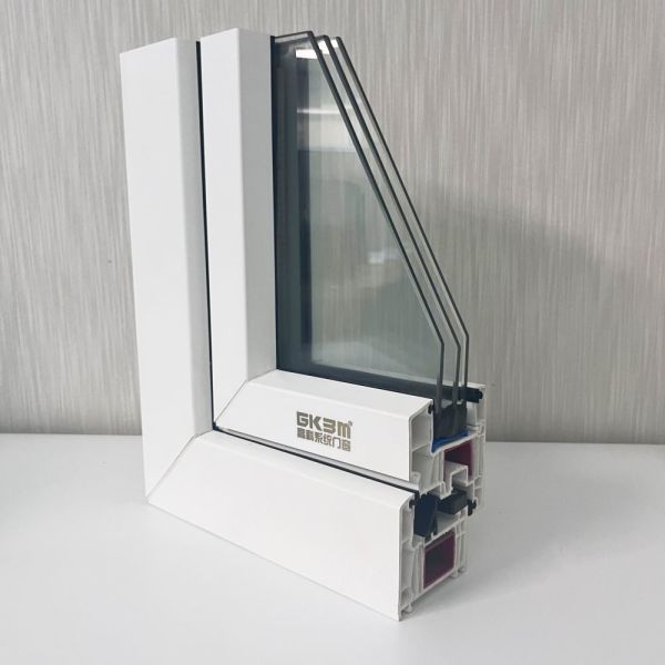 Уплотнение окна 3 окна профилей штранг-прессования GKBM 72 UPVC