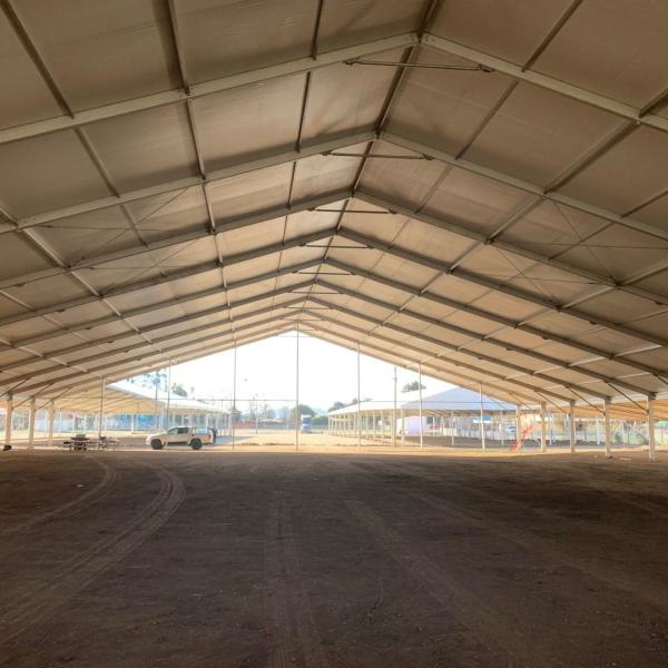Heavy Duty Aluminum Frame Storage Warehouse Tent For Industrial Logistics