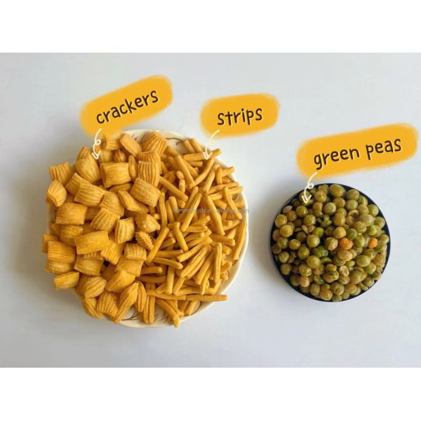 La crevette mélangée de haute qualité de pois de grain de casse-croûte de mélange en gros d'Oriental dépouille des biscuits