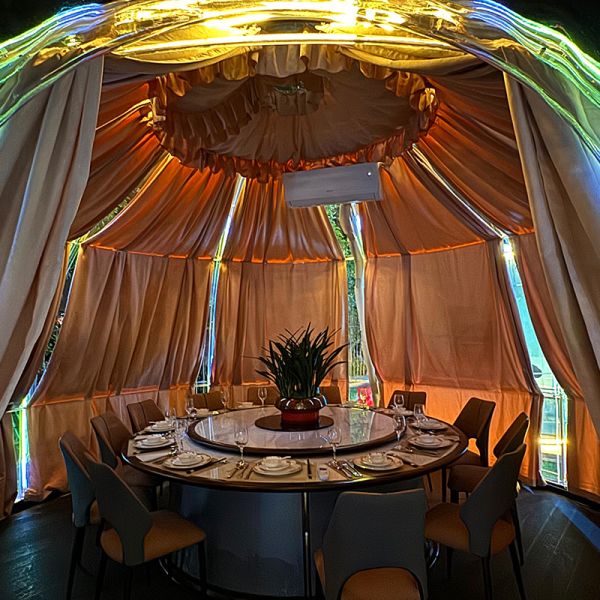 Dome Guesthouse Restaurant Bubble Tent Privacy Curtains Coffee Bar Modular Tiny House Bubble